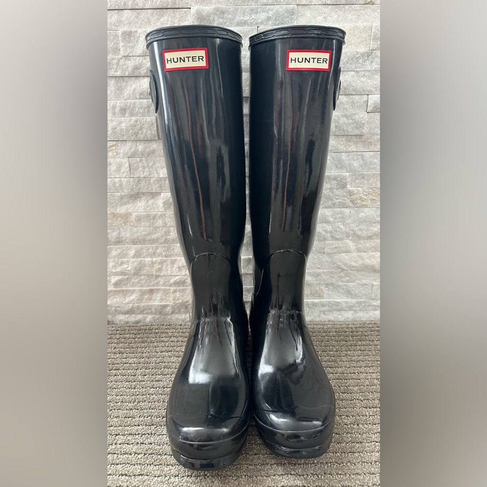 Tall Fade Gloss Hunter boots
